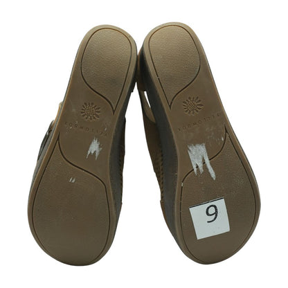 Brown Wedged Sandals