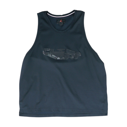 Black Solid Active Tank