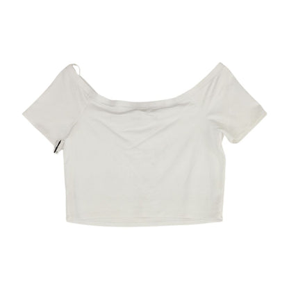 White Cropped Blouse