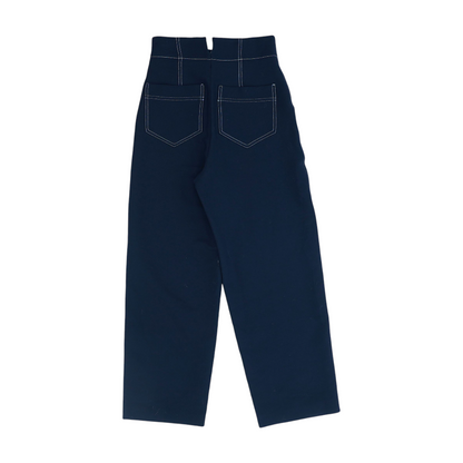 Navy Wide Leg Pants