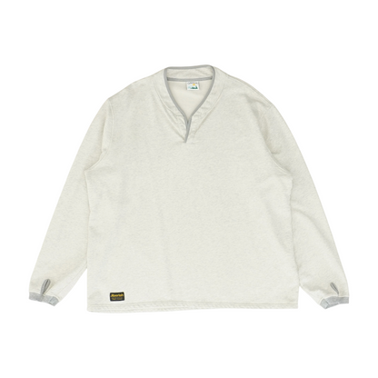 Gray Solid Sweatshirt Pullover