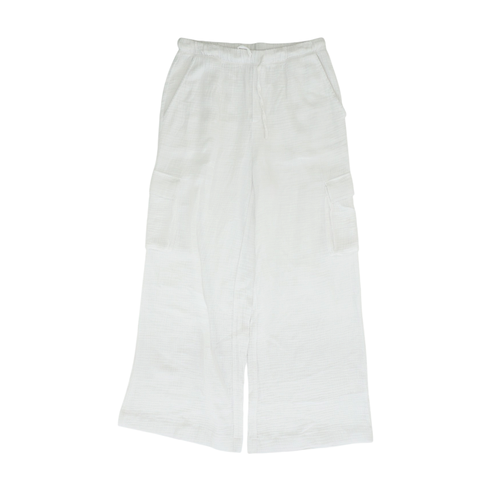 White Wide Leg Pants
