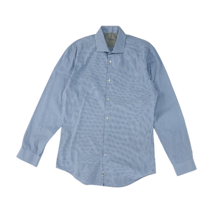Blue Check Long Sleeve Button Down
