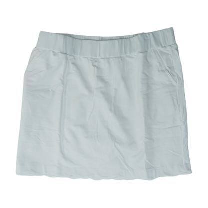 White Petite Solid Active Shorts