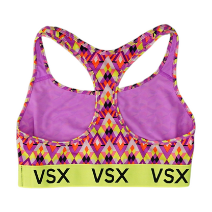 Pink Print Sports Bra