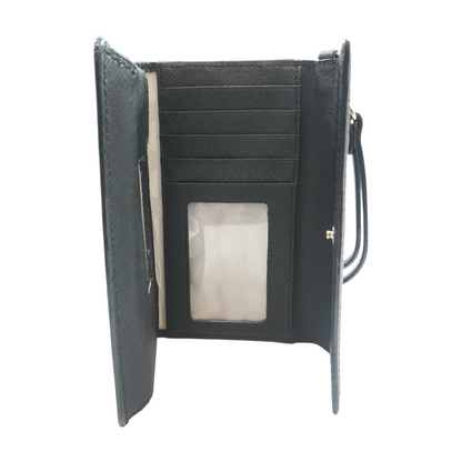 Black Continental Wallet