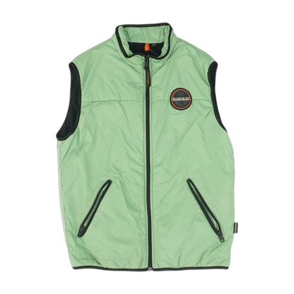 Green Solid Active Vest