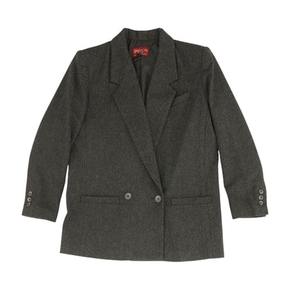Charcoal Solid Blazer