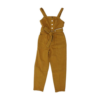Brown Overalls Pants