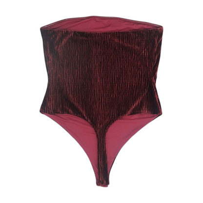 Burgundy Bodysuit Blouse