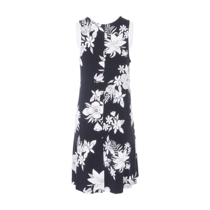 Black Floral Mini Dress
