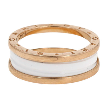 18K Rose Gold With White Ceramic B.Zero1 Band