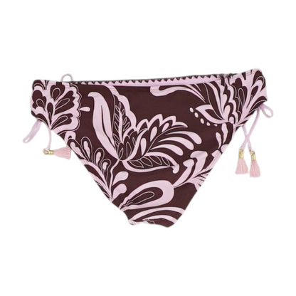 Brown Abstract Swim Bottom