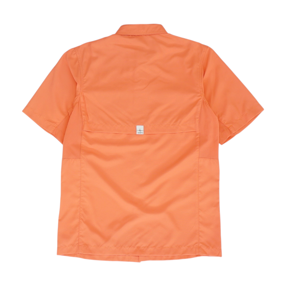 Coral Solid Outdoor Button Down