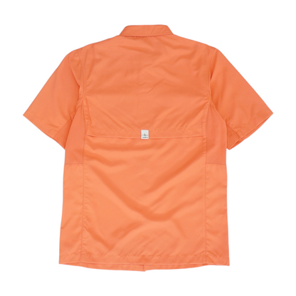 Coral Solid Outdoor Button Down