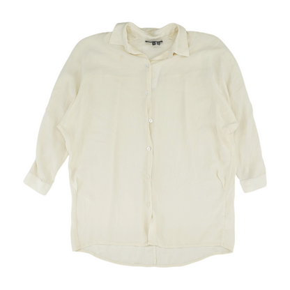 Beige Button Down