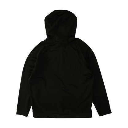 Black Solid Hoodie Pullover