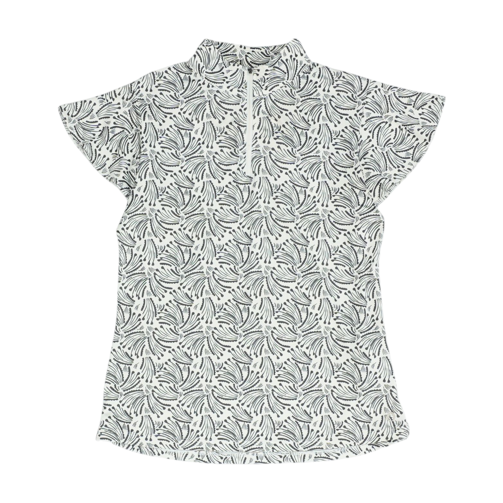 Black Abstract Blouse