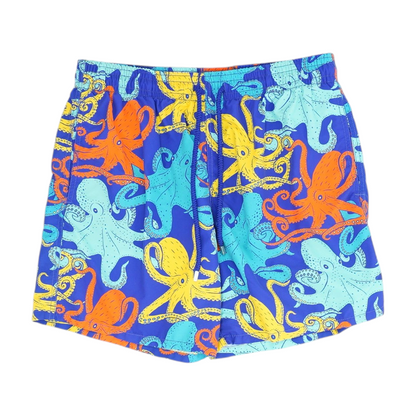 Blue Graphic Swim Bottom