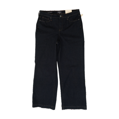 Navy Wide Leg Jeans