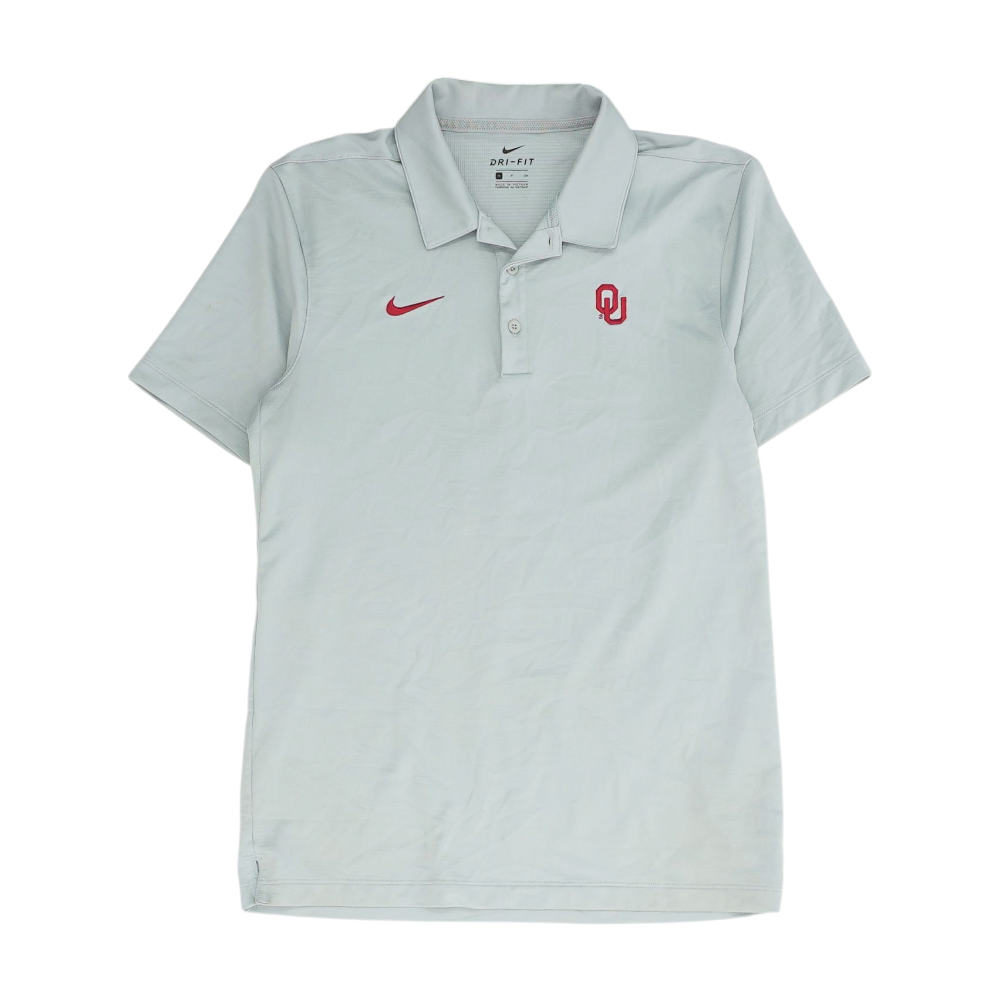 Nike Gray Ohio State University Solid Short Sleeve Polo – Image 1
