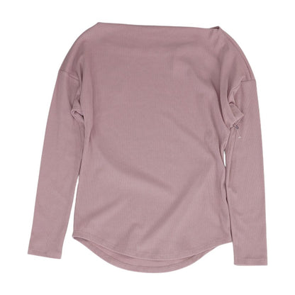 Lavender Solid Knit Top