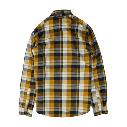 Fjallraven Mustard Plaid Flannel Button Down – Image 2