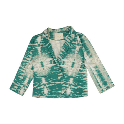 Green Tie Dye Blazer