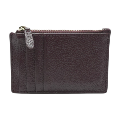 Burgundy Card Case Wallet