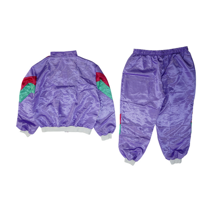 Purple Color Block Active Set