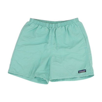 Green Solid Swim Shorts