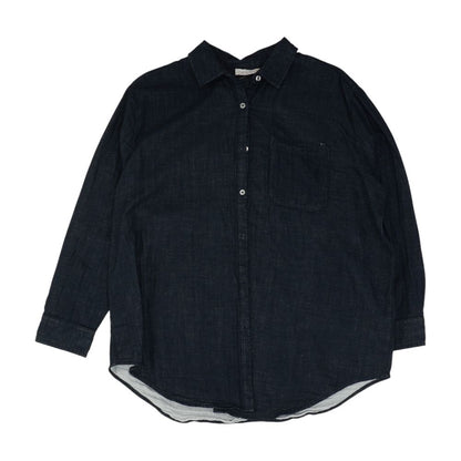 Navy Button Down