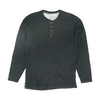 Black Solid Henley T-Shirt