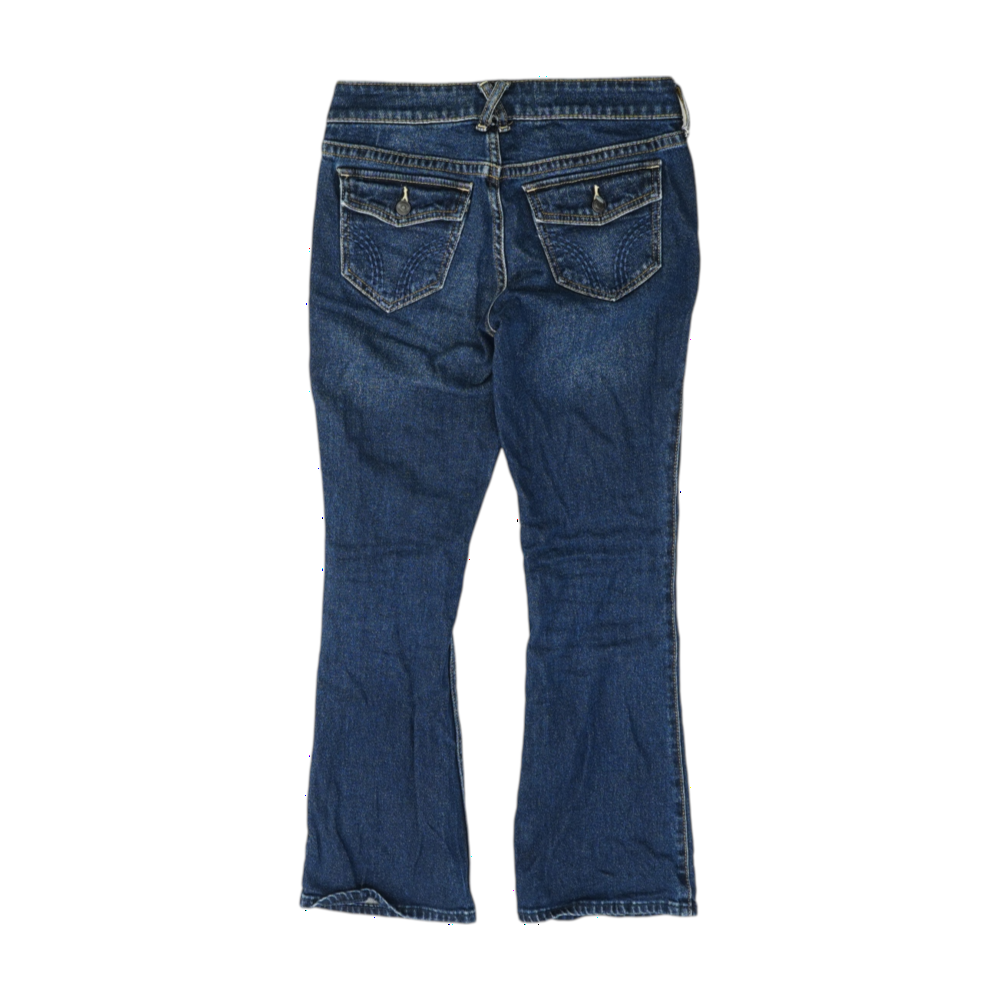 Blue Short Bootcut Jeans