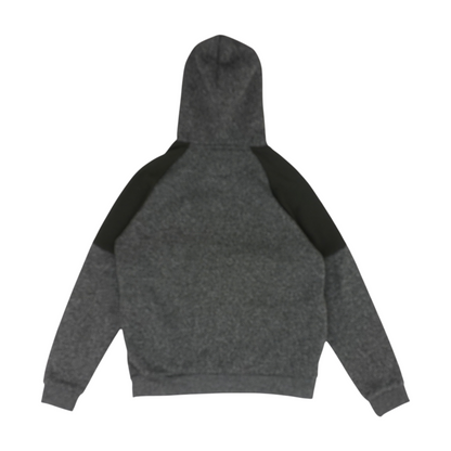 Black Color Block Hoodie Pullover