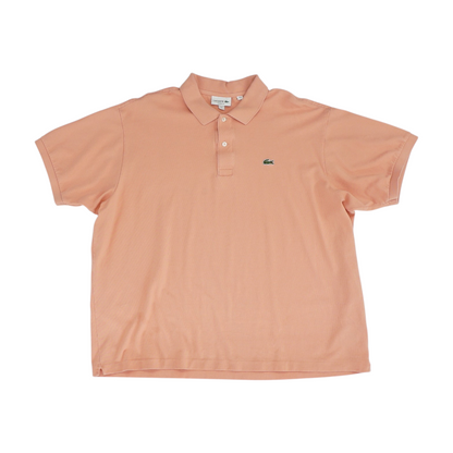 Peach Solid Short Sleeve Polo