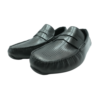 Black Slip-On Dress Shoes