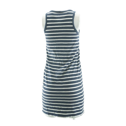 Navy Striped Mini Dress