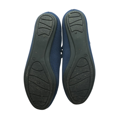 Navy Flat Sandals