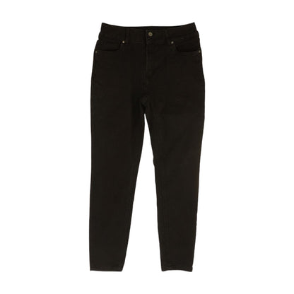 Black Mid Rise Regular Jeans