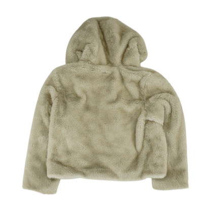 Beige Solid Jacket