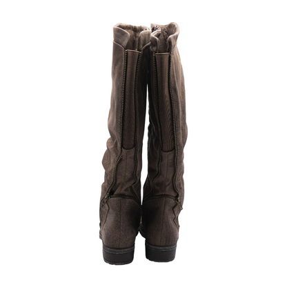 Brown Knee-High Boots