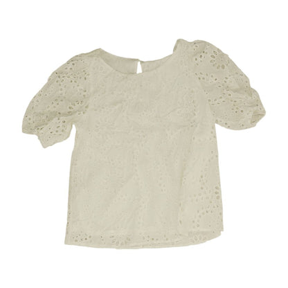 White Eyelet Blouse
