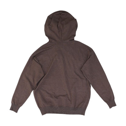 Brown Solid Hoodie