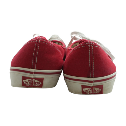 Red Low-Top Athletic Shoes