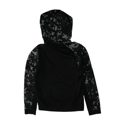 Black Camo Hoodie Pullover