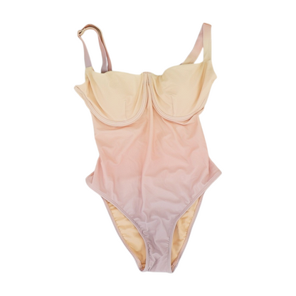 Pink Color Block One-Piece