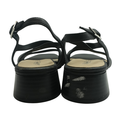 Black Heeled Sandals