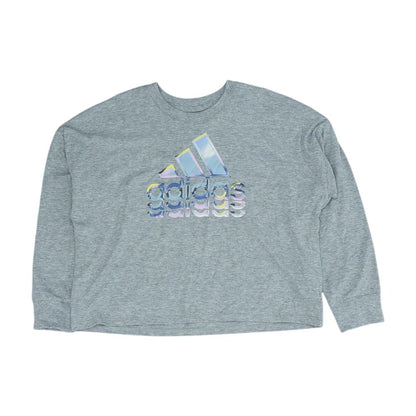 Gray Solid Crewneck T Shirt