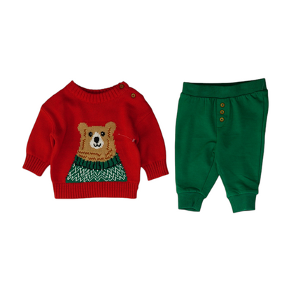 Red Novelty Long Sleeve Set